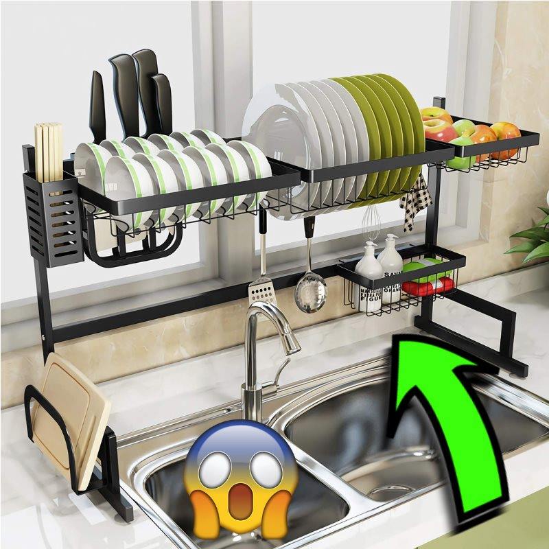 Stainless Steel Kitchen Shelf Rack Dishwasher