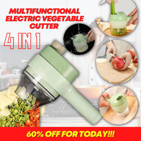 4 In 1 Multifunctional Electric Vegetable Cutter ( 70% OFF TODAY! )